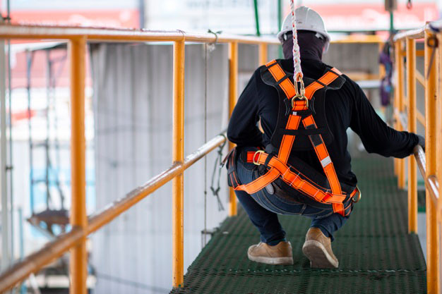 Arnés de seguridad para trabajar en altura Trabajo de construcción