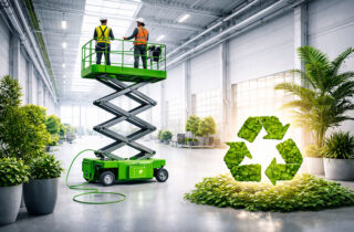 Plataformas elevadoras eléctricas y su impacto ambiental