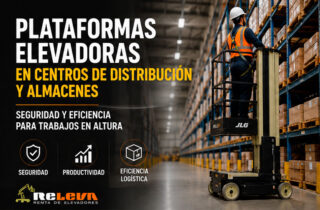 Plataformas elevadoras en centros de distribución y almacenes: optimizando la logística en altura.