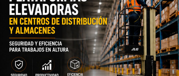 Plataformas elevadoras en centros de distribución y almacenes: optimizando la logística en altura.